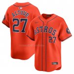 Maglia Baseball Uomo Houston Astros Jose Altuve Alternato Limited Arancione
