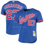 Maglia Baseball Uomo Montreal Expos Vladimir Guerrero Mitchell & Ness Cooperstown Collection Mesh Batting Practice Button Up Blu Maglia Baseball Uomo Montreal Expos Vladimir Guerrero Mitchell & Ness Cooperstown Collection Mesh Batting Practice Button Up Blu
