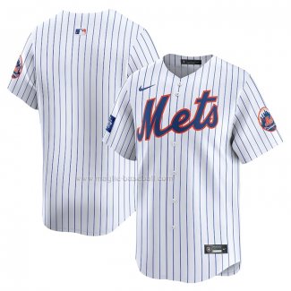 Maglia Baseball Uomo New York Mets 2024 World Tour London Series Home Limited Bianco