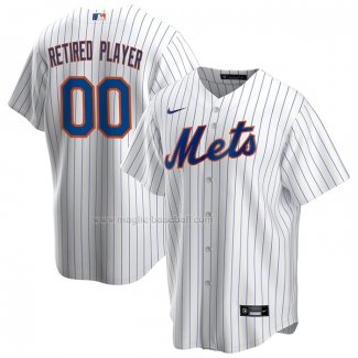 Maglia Baseball Uomo New York Mets Pick-A-Player Retired Roster Home Replica Bianco