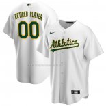 Maglia Baseball Uomo Oakland Athletics Pick a Player Retired Roster Home Replica Bianco