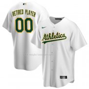 Maglia Baseball Uomo Oakland Athletics Pick a Player Retired Roster Home Replica Bianco
