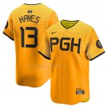 Maglia Baseball Uomo Pittsburgh Pirates Ke Bryan Hayes City Connect Limited Oro