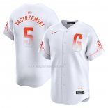 Maglia Baseball Uomo San Francisco Giants Mike Yastrzemski City Connect Limited Bianco