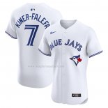 Maglia Baseball Uomo Toronto Blue Jays Isiah Kiner-falefa Home Elite Bianco