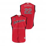 Maglia Baseball Bambino All Star 2019 Houston Astros Josh Reddick Player American League Rosso