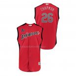 Maglia Baseball Bambino All Star 2019 Oakland Athletics Matt Chapman Player American League Rosso
