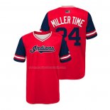 Maglia Baseball Bambino Cleveland Indians Andrew Miller 2018 Llws Players Weekend Miller Time Rosso