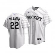Maglia Baseball Bambino Colorado Rockies Sam Hilliard Replica Home 2020 Bianco