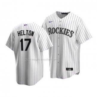 Maglia Baseball Bambino Colorado Rockies Todd Helton Replica Home 2020 Bianco