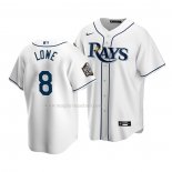 Maglia Baseball Bambino Tampa Bay Rays Brandon Lowe Home Replica 2020 Bianco