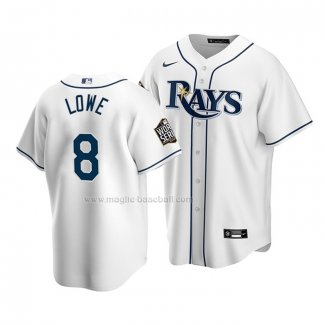 Maglia Baseball Bambino Tampa Bay Rays Brandon Lowe Home Replica 2020 Bianco