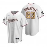 Maglia Baseball Bambino Washington Nationals Sean Doolittle 2020 Gold Program Replica Bianco
