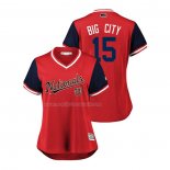 Maglia Baseball Donna Washington Nationals Matt Adams 2018 Llws Players Weekend Big City Rosso