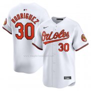 Maglia Baseball Uomo Baltimore Orioles Grigioson Rodriguez Home Limited Bianco