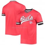 Maglia Baseball Uomo Cincinnati Reds Cooperstown Collection V-neck Rosso