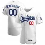 Maglia Baseball Uomo Los Angeles Dodgers Pick-A-player Retired Roster Home Autentico Bianco