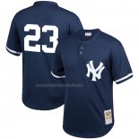 Maglia Baseball Uomo New York Yankees Don Mattingly Mitchell & Ness Big & Tall Cooperstown Collection Mesh Batting Blu