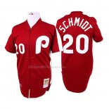 Maglia Baseball Uomo Philadelphia Phillies Mike Schmidt Mitchell & Ness 1979 Autentico Retro Rosso