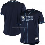 Maglia Baseball Uomo Tampa Bay Rays Big & Tall Replica Alternato Blu