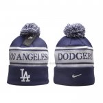 Berretti Los Angeles Dodgers Stripe Peak Blu