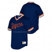 Maglia Baseball Bambino Detroit Tigers Cooperstown Collection Mesh Wordmark V-neck Blu
