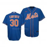 Maglia Baseball Bambino New York Mets Michael Conforto Replica Cool Base Blu