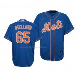 Maglia Baseball Bambino New York Mets Robert Gsellman Replica Cool Base Blu