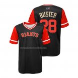 Maglia Baseball Bambino San Francisco Giants Buster Posey 2018 Llws Players Weekend Buster Nero