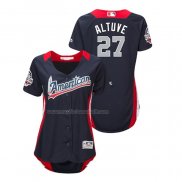 Maglia Baseball Donna All Star 2018 Jose Altuve Home Run Derby American League Blu