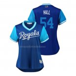 Maglia Baseball Donna Kansas City Royals Tim Hill 2018 Llws Players Weekend Hill Blu