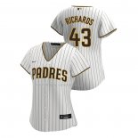 Maglia Baseball Donna San Diego Padres Garrett Richards Replica Home 2020 Bianco