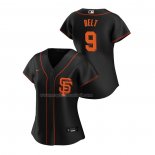 Maglia Baseball Donna San Francisco Giants Brandon Belt Replica Alternato 2020 Nero