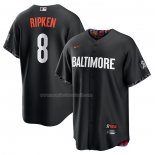 Maglia Baseball Uomo Baltimore Orioles Cal Ripken 2023 City Connect Replica Nero