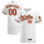 Maglia Baseball Uomo Baltimore Orioles Pick-A-player Retired Roster Home Autentico Bianco