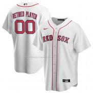 Maglia Baseball Uomo Boston Red Sox Pick-A-Player Retired Roster Home Replica Bianco