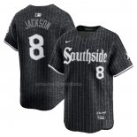 Maglia Baseball Uomo Chicago White Sox Bo Jackson City Connect Retired Nero