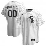 Maglia Baseball Uomo Chicago White Sox Pick-A-Player Retired Roster Home Replica Bianco