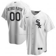 Maglia Baseball Uomo Chicago White Sox Pick-A-Player Retired Roster Home Replica Bianco