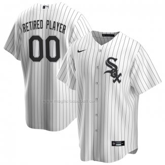 Maglia Baseball Uomo Chicago White Sox Pick-A-Player Retired Roster Home Replica Bianco
