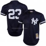 Maglia Baseball Uomo New York Yankees Don Mattingly Mitchell & Ness 1995 Autentico Cooperstown Collection Mesh Batting Practice Blu Maglia Baseball Uomo New York Yankees Don Mattingly Mitchell & Ness 1995 Autentico Cooperstown Collection Mesh Batting Practice Blu