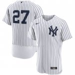 Maglia Baseball Uomo New York Yankees Giancarlo Stanton Home Autentico Bianco