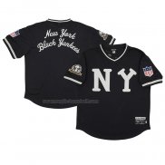 Maglia Baseball Uomo New York Yankees Rings & Crwns Mesh Replica V-neck Nero