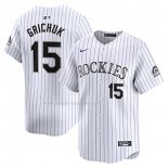Maglia Baseball Uomo Colorado Rockies Randal Grichuk Home Giocatore Bianco