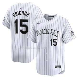 Maglia Baseball Uomo Colorado Rockies Randal Grichuk Home Giocatore Bianco