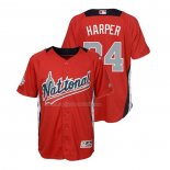 Maglia Baseball Bambino All Star 2018 Bryce Harper Home Run Derby National League Rosso