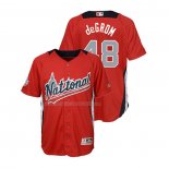 Maglia Baseball Bambino All Star 2018 Jacob Degrom Home Run Derby National League Rosso
