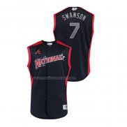 Maglia Baseball Bambino All Star 2019 Atlanta Braves Dansby Swanson Player National League Blu