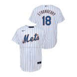 Maglia Baseball Bambino New York Mets Darryl Strawberry Replica Home Bianco