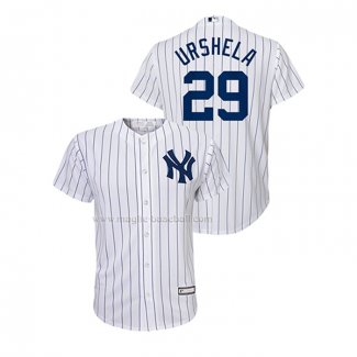 Maglia Baseball Bambino New York Yankees Gio Urshela Cool Base Bianco